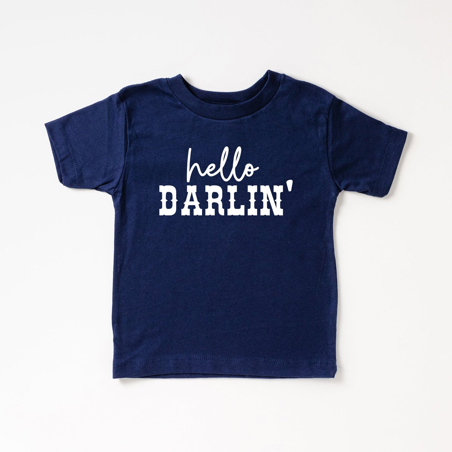 Hello Darlin' | Toddler Short Sleeve Crew Neck