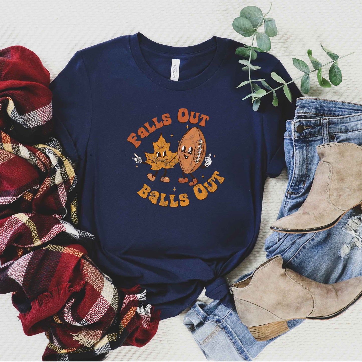 Falls Out Balls Out | Short Sleeve Crew Neck