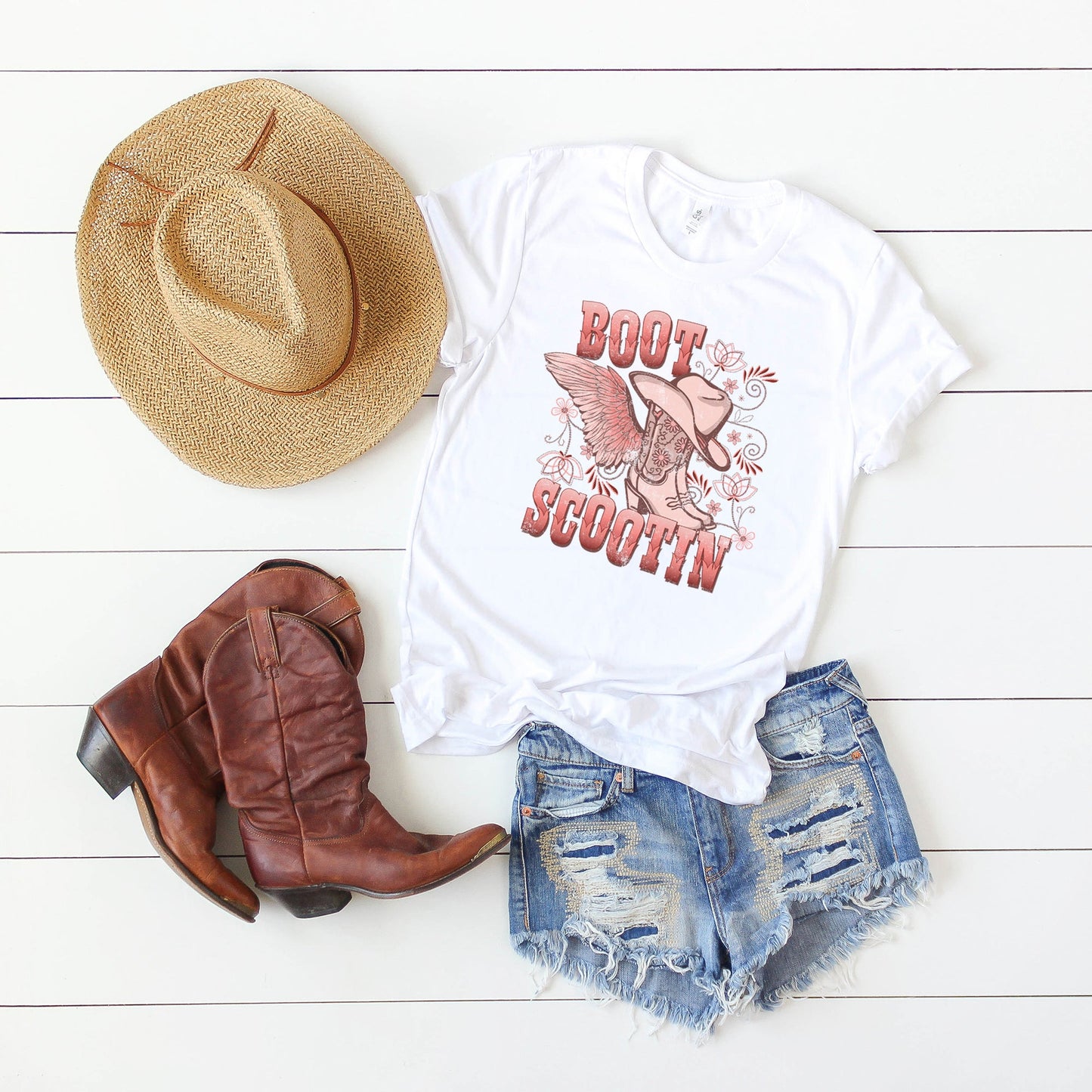 Boot Scootin | Short Sleeve Crew Neck