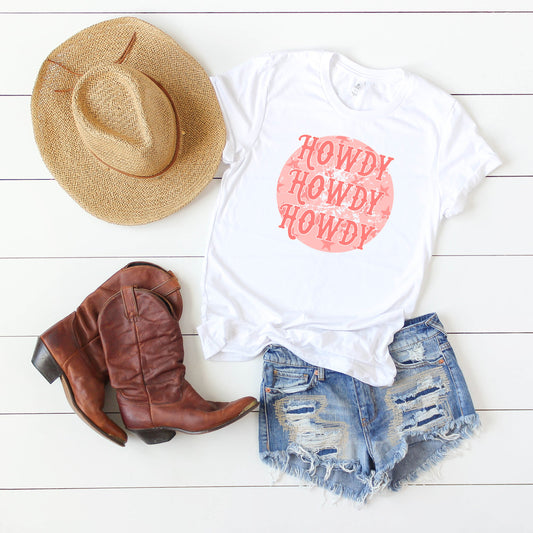 Vintage Howdy Circle | Short Sleeve Graphic Tee