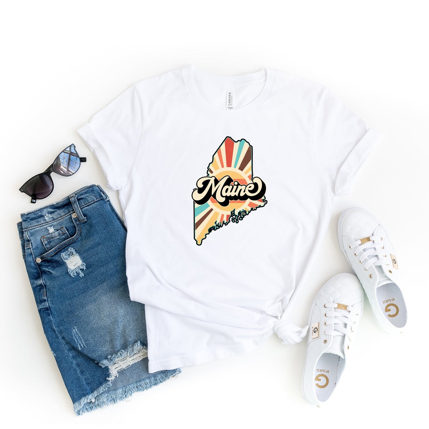 Retro Maine | Short Sleeve Graphic Tee