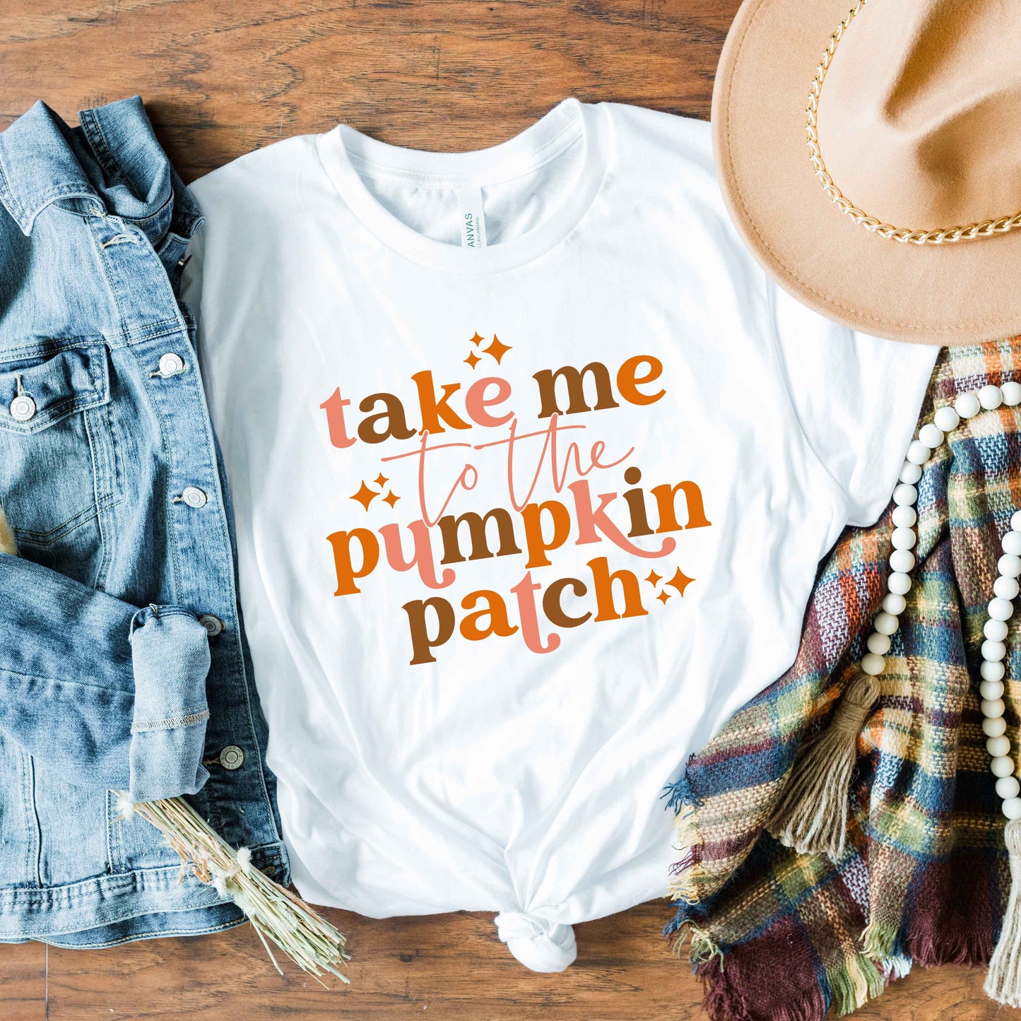 Pumpkin Patch Stars | Short Sleeve Graphic Tee
