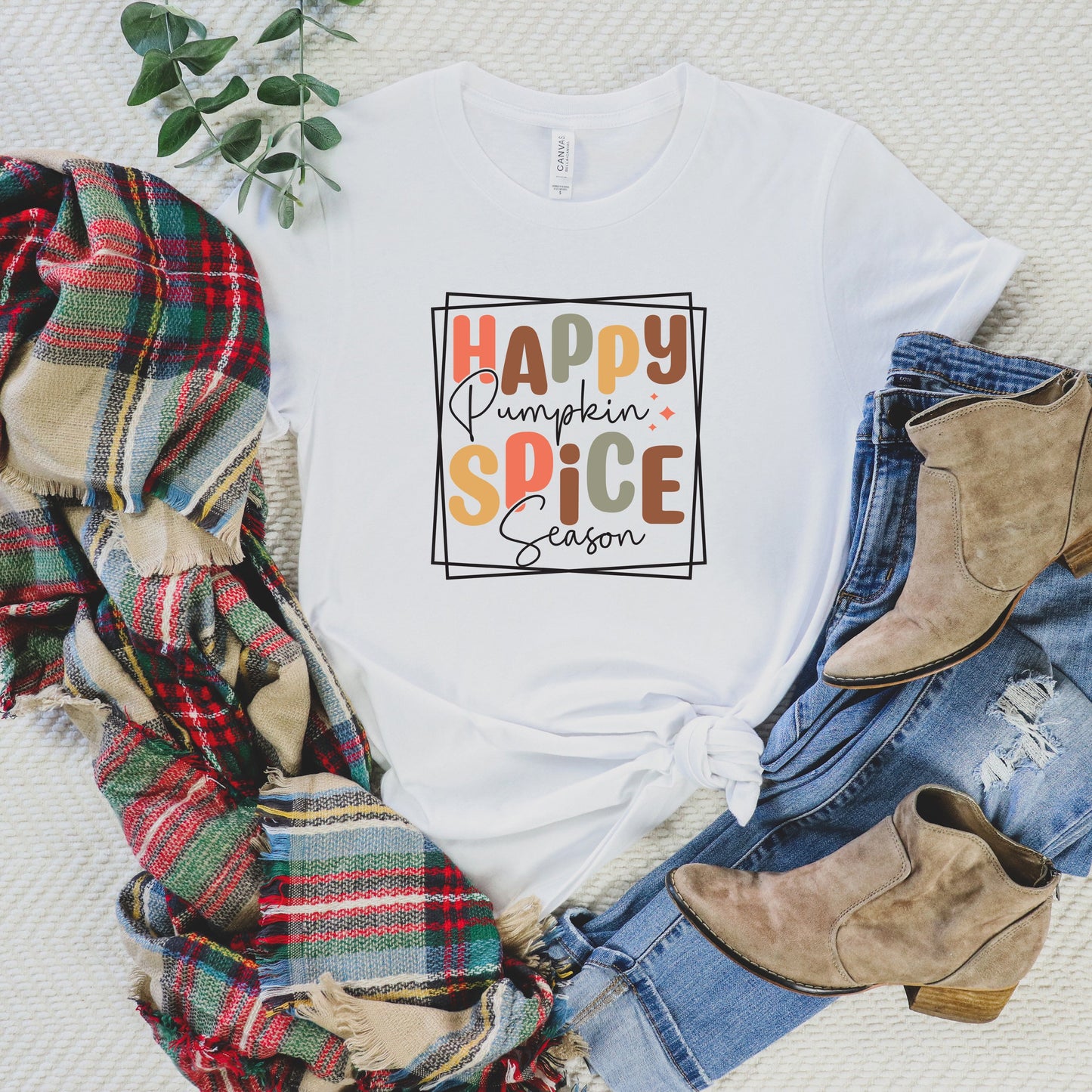 Happy Pumpkin Spice Season | Short Sleeve Crew Neck