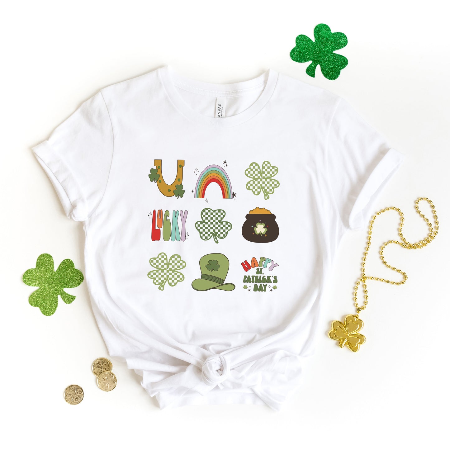 St. Patrick's Icons Chart | Short Sleeve Graphic Tee