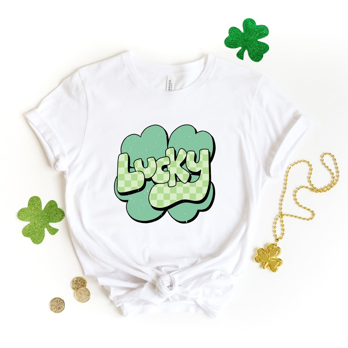 Lucky With Clover | Short Sleeve Crew Neck