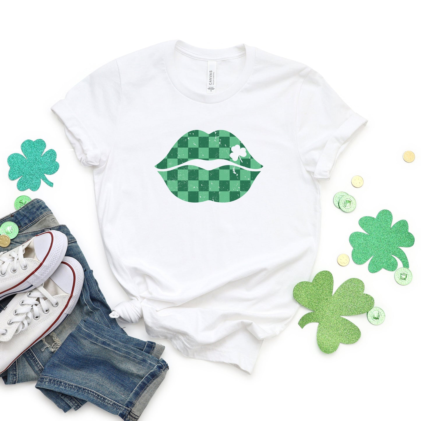 St. Patrick's Lips | Short Sleeve Graphic Tee