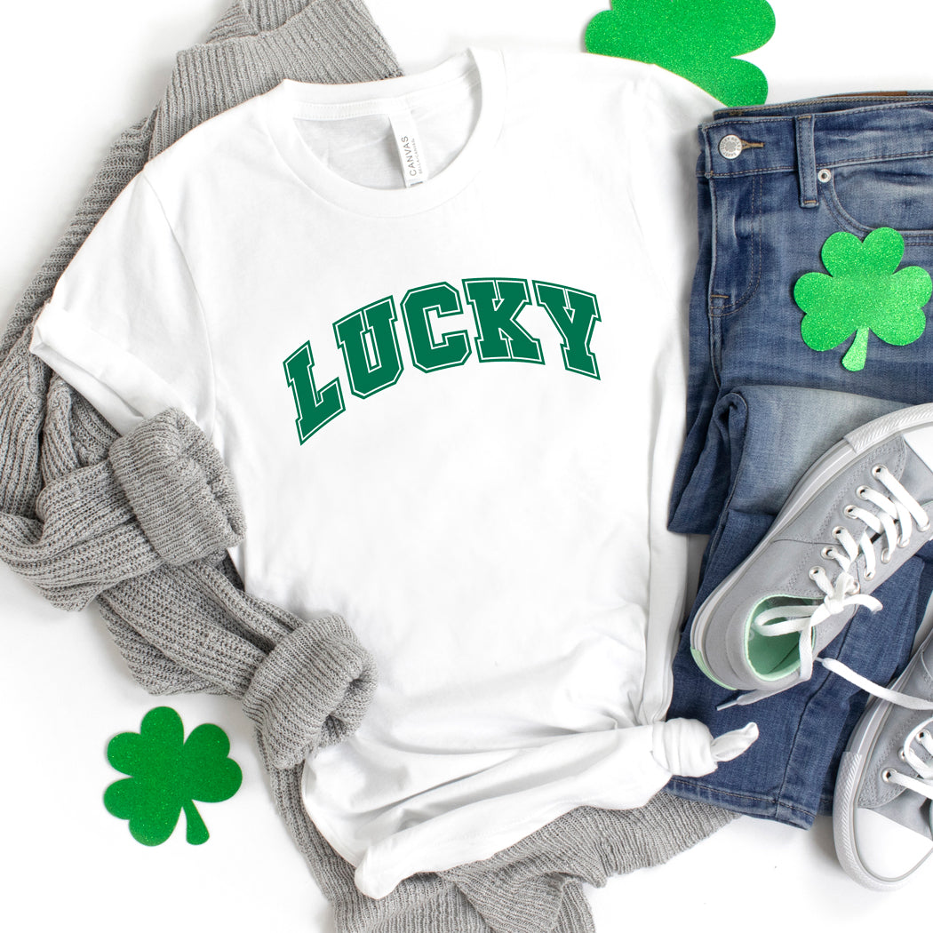 Lucky Varsity | Short Sleeve Graphic Tee