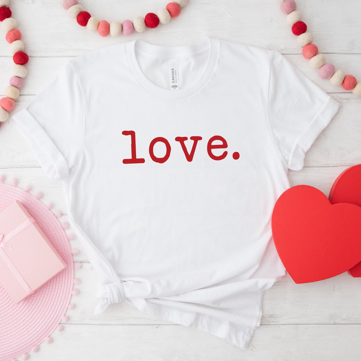 Love Typewriter | Short Sleeve Crew Neck