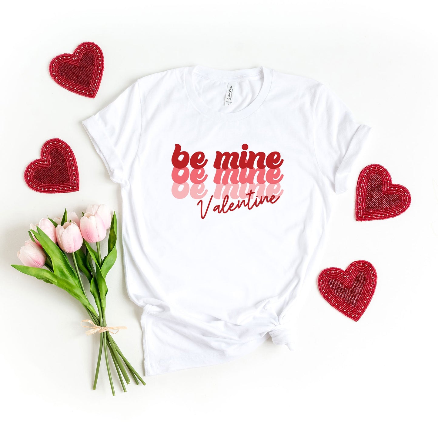 Be Mine Stacked | Short Sleeve Graphic Tee