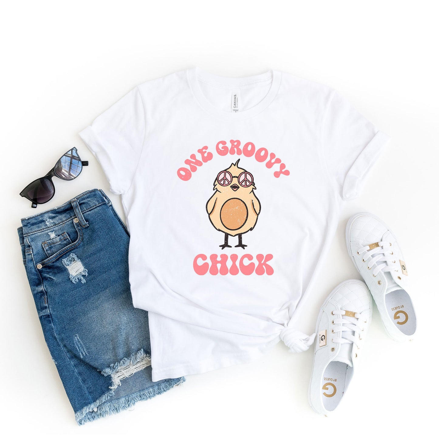 One Groovy Chick | Short Sleeve Graphic Tee