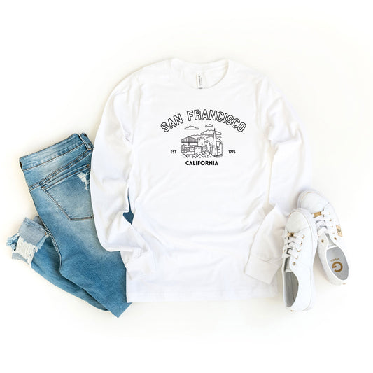 San Fransicsco EST 1776 | Long Sleeve Crew Neck