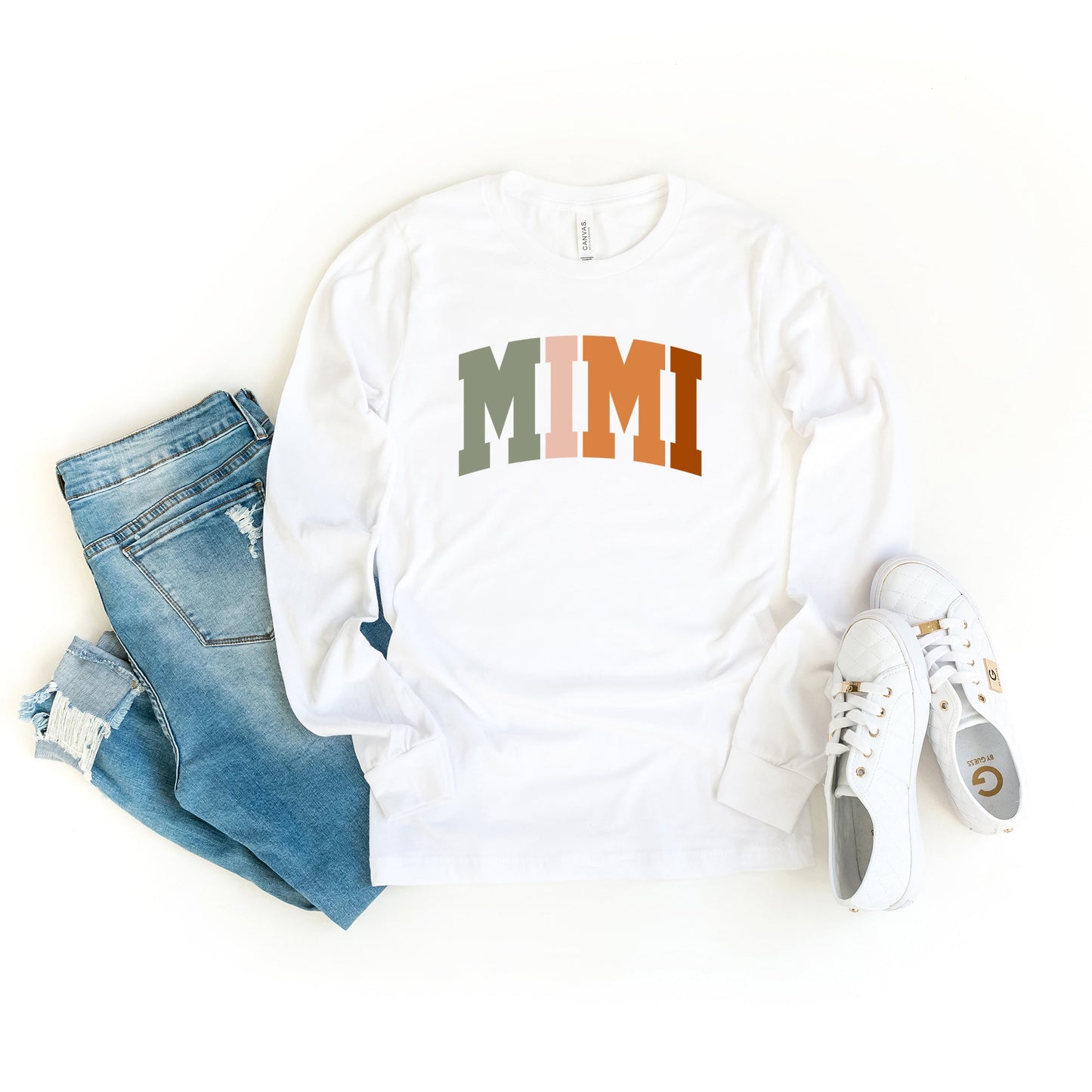 Mimi Colorful | Long Sleeve Crew Neck