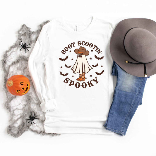 Boot Scootin' Spooky | Long Sleeve Crew Neck