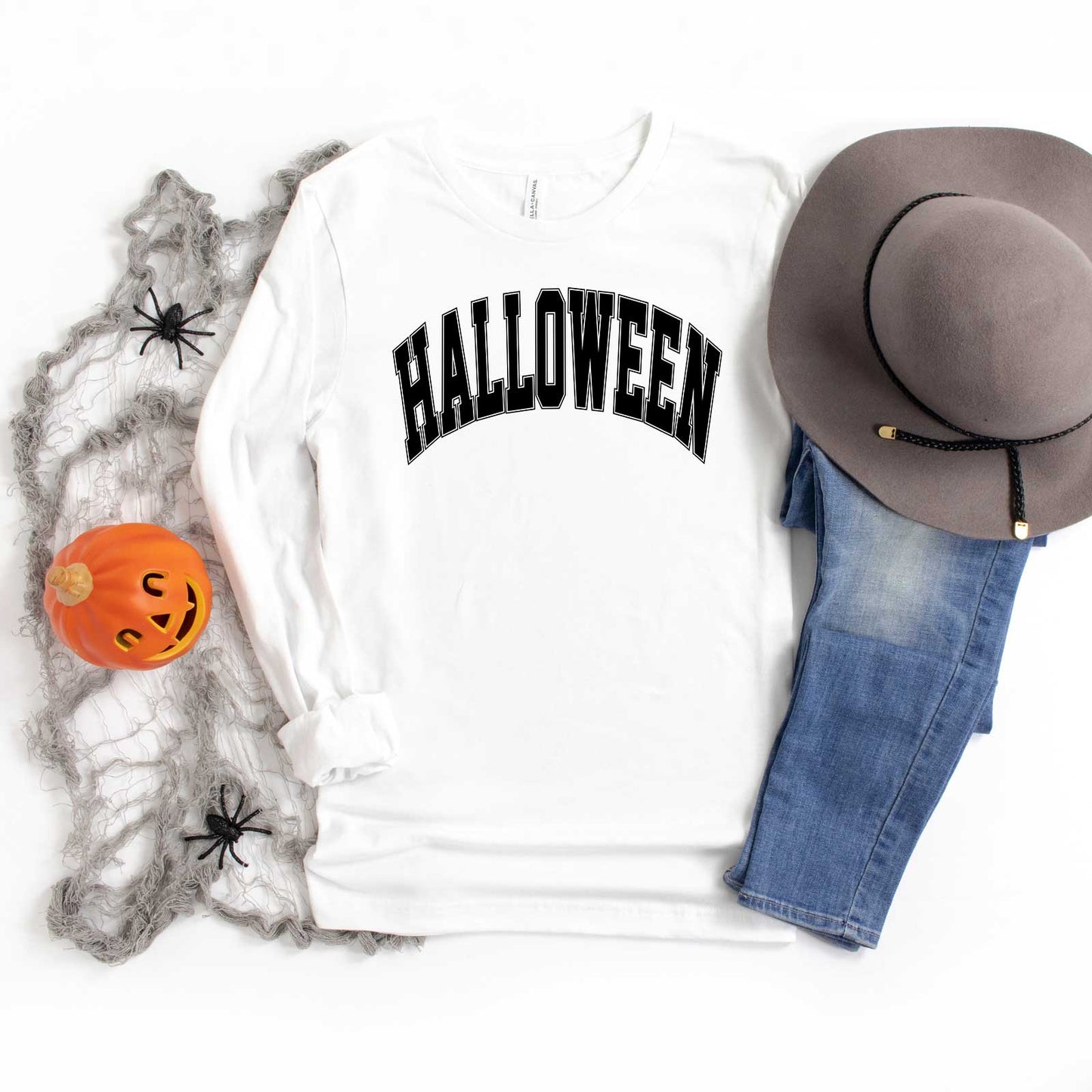 Varsity Halloween | Long Sleeve Crew Neck