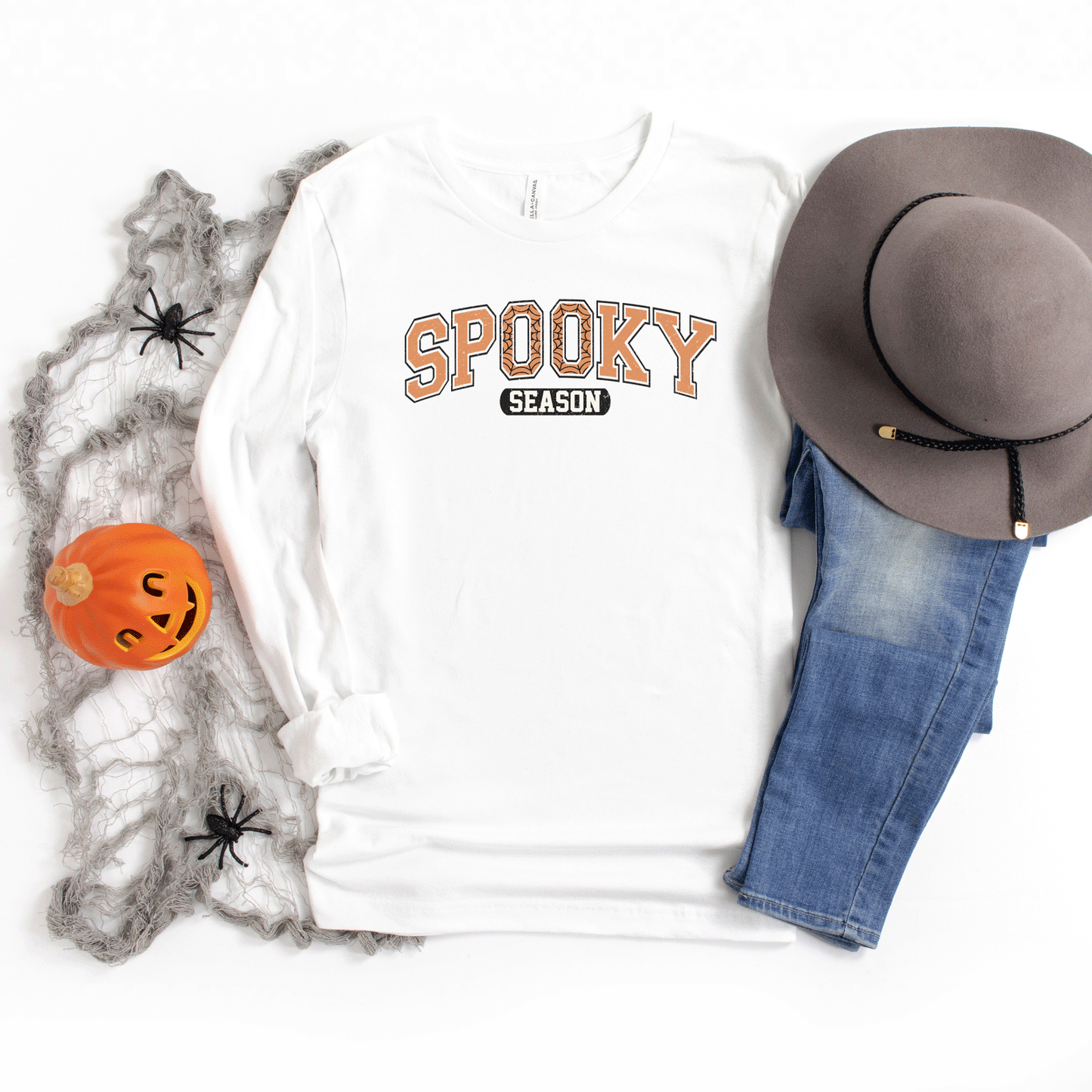 Spooky Season Web | Long Sleeve Crew Neck