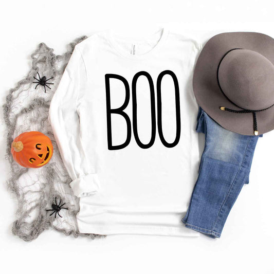 Boo Word | Long Sleeve Crew Neck