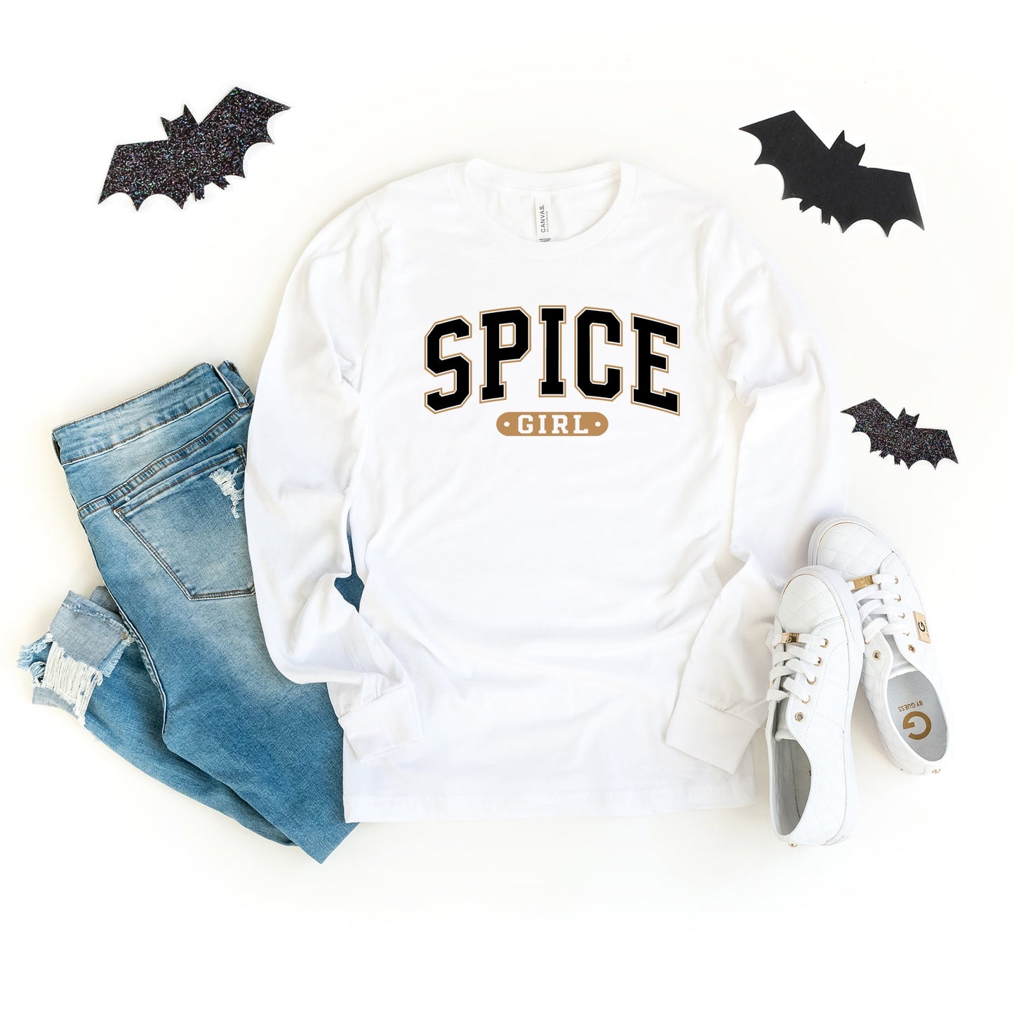 Spice Girl Varsity | Long Sleeve Crew Neck