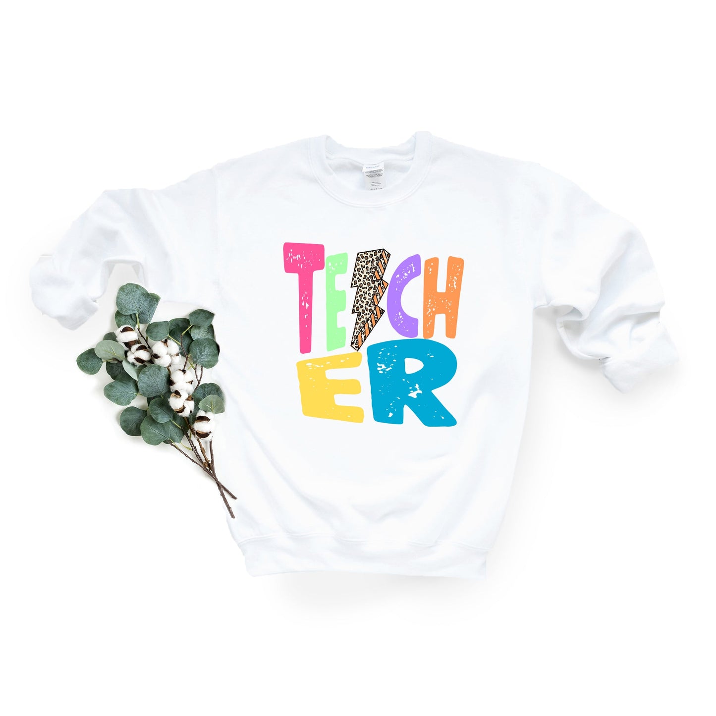 Teacher Lightning Bolt  | Sweatshirt