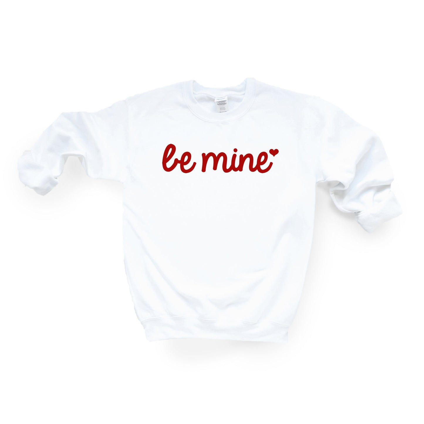Be Mine Cursive Heart | Sweatshirt
