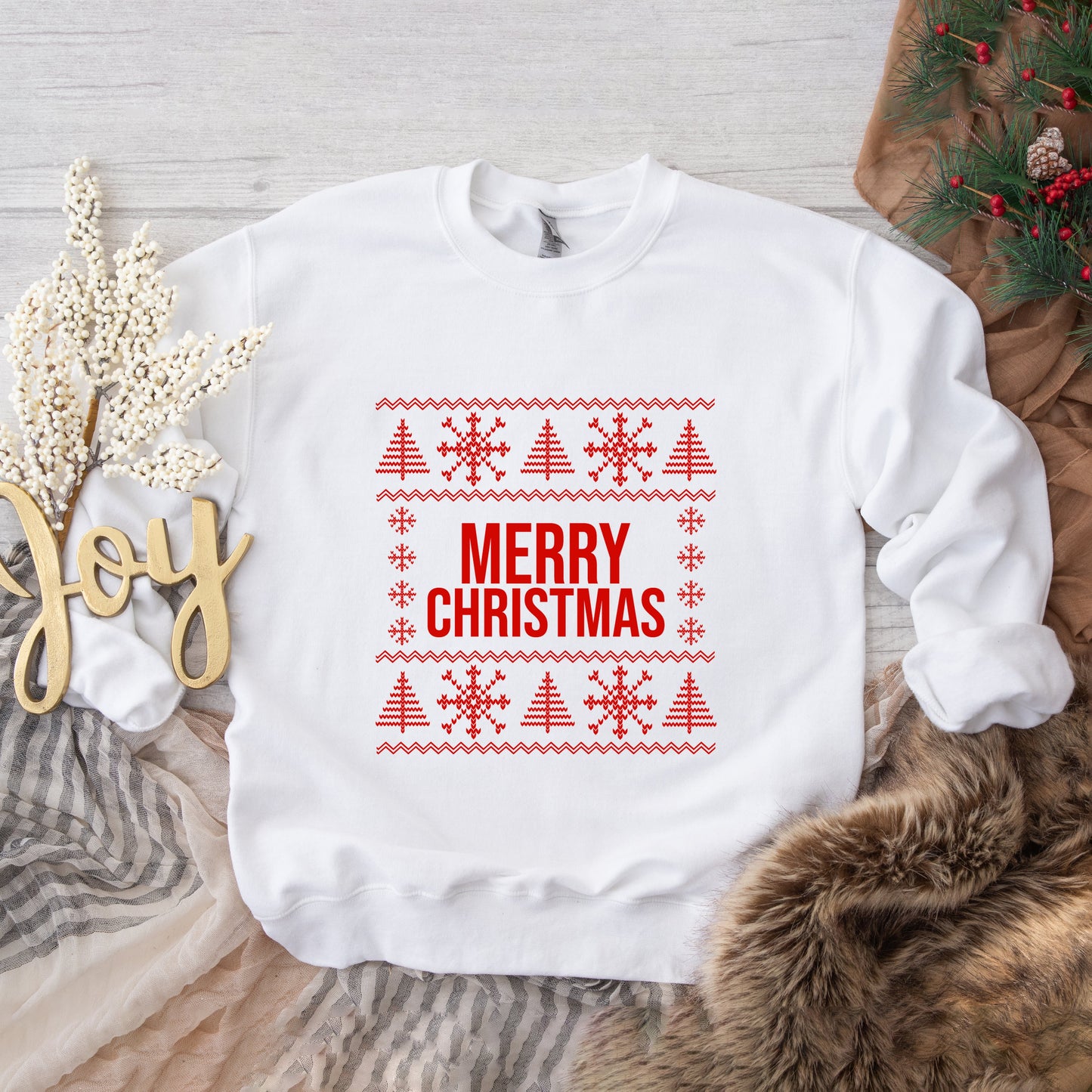 Merry Christmas Sweater | Sweatshirt