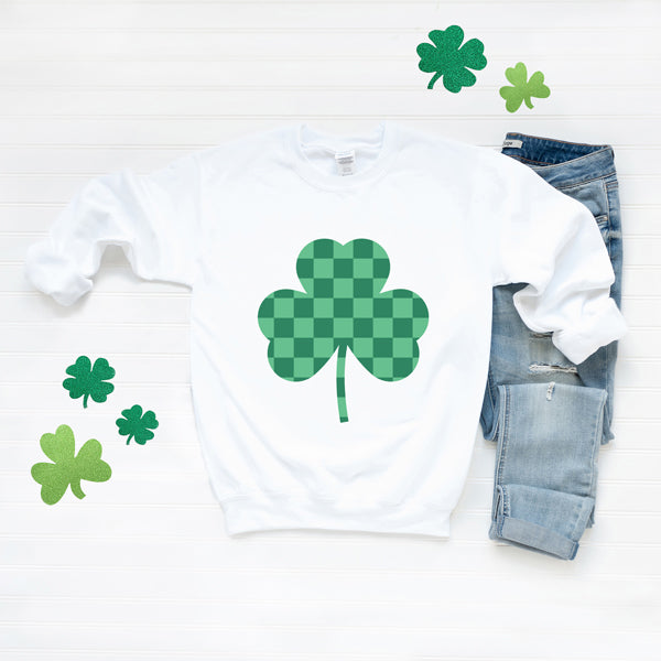 Checker Shamrock | Sweatshirt