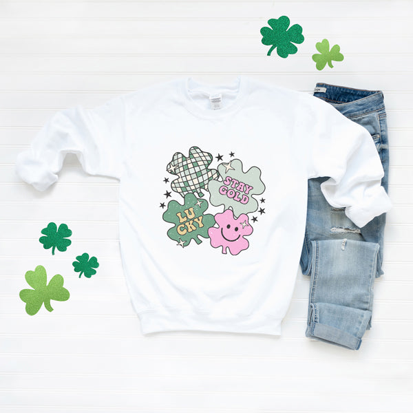 Stay Gold Lucky Shamrocks | Sweatshirt