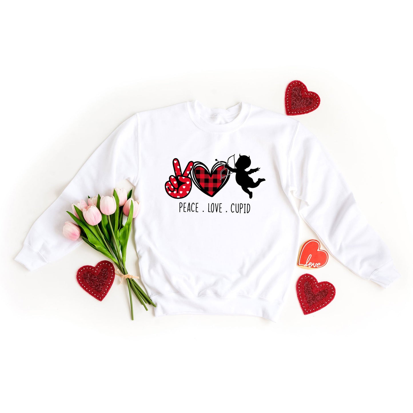 Peace Love Cupid | Sweatshirt