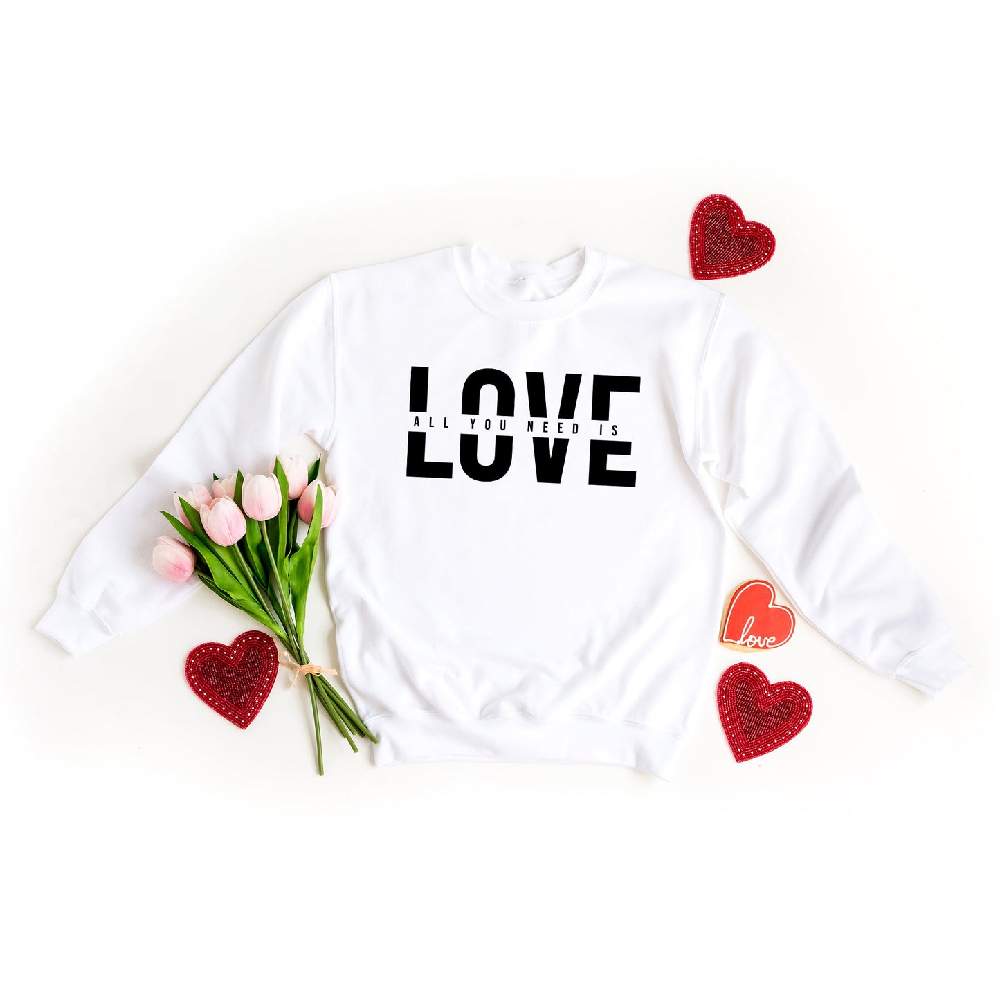 Love Is All You Need Split | Sweatshirt