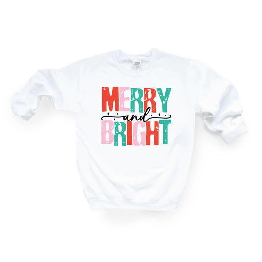 Merry and Bright Colorful | Sweatshirt