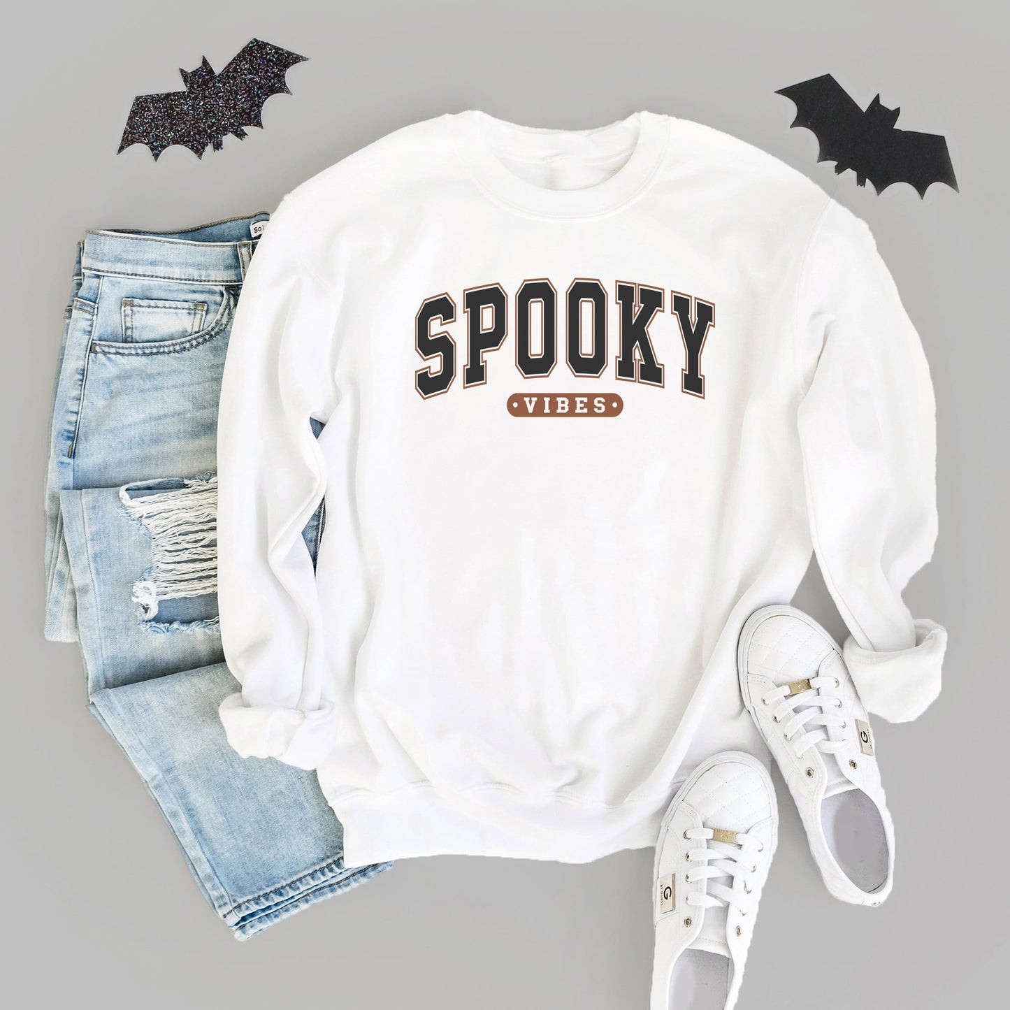 Varsity Spooky Vibes | Sweatshirt
