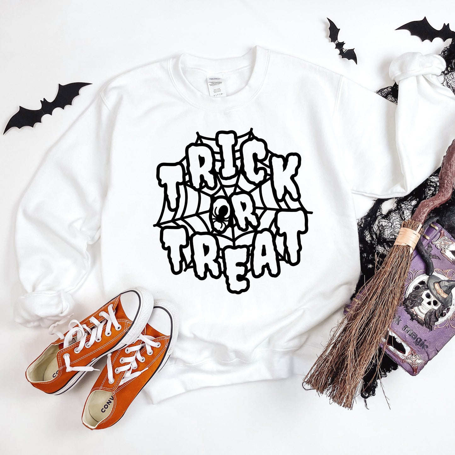 Trick Or Treat Web | Sweatshirt