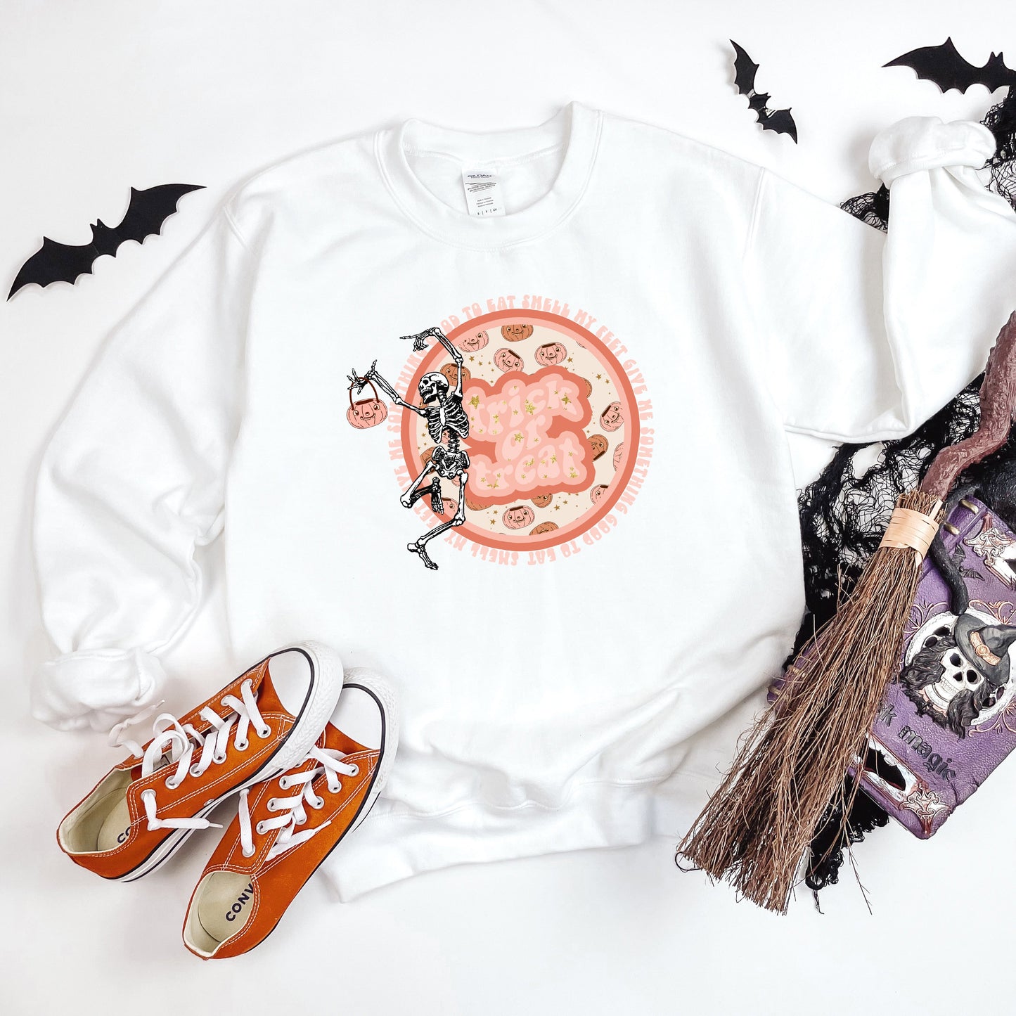 Trick Or Treat Skeleton | Sweatshirt