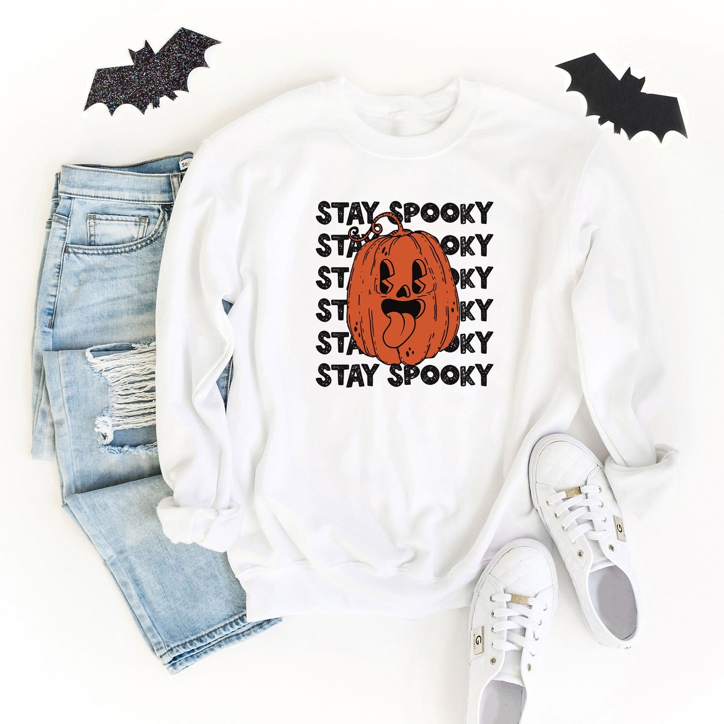 Stay Spooky Stacked Pumpkin | Sweatshirt