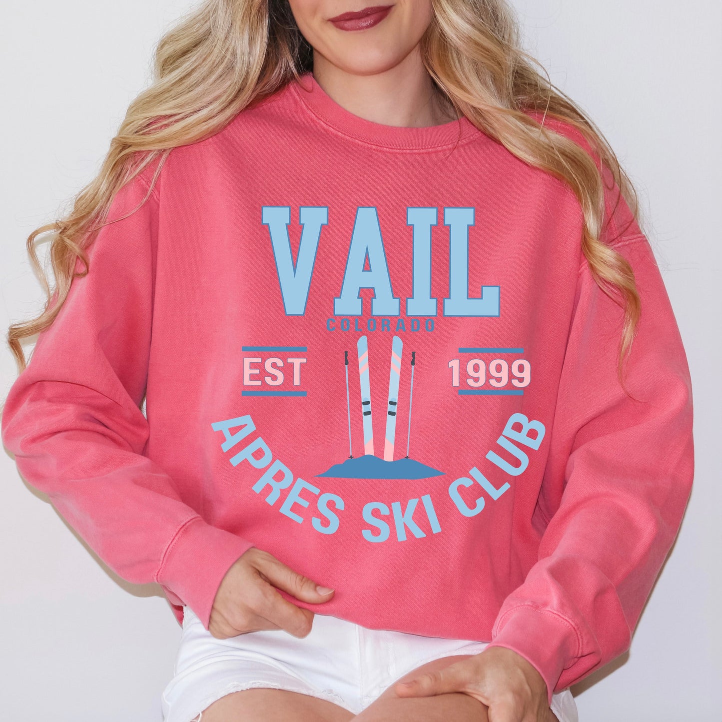 Vail Ski Club | Garment Dyed Sweatshirt