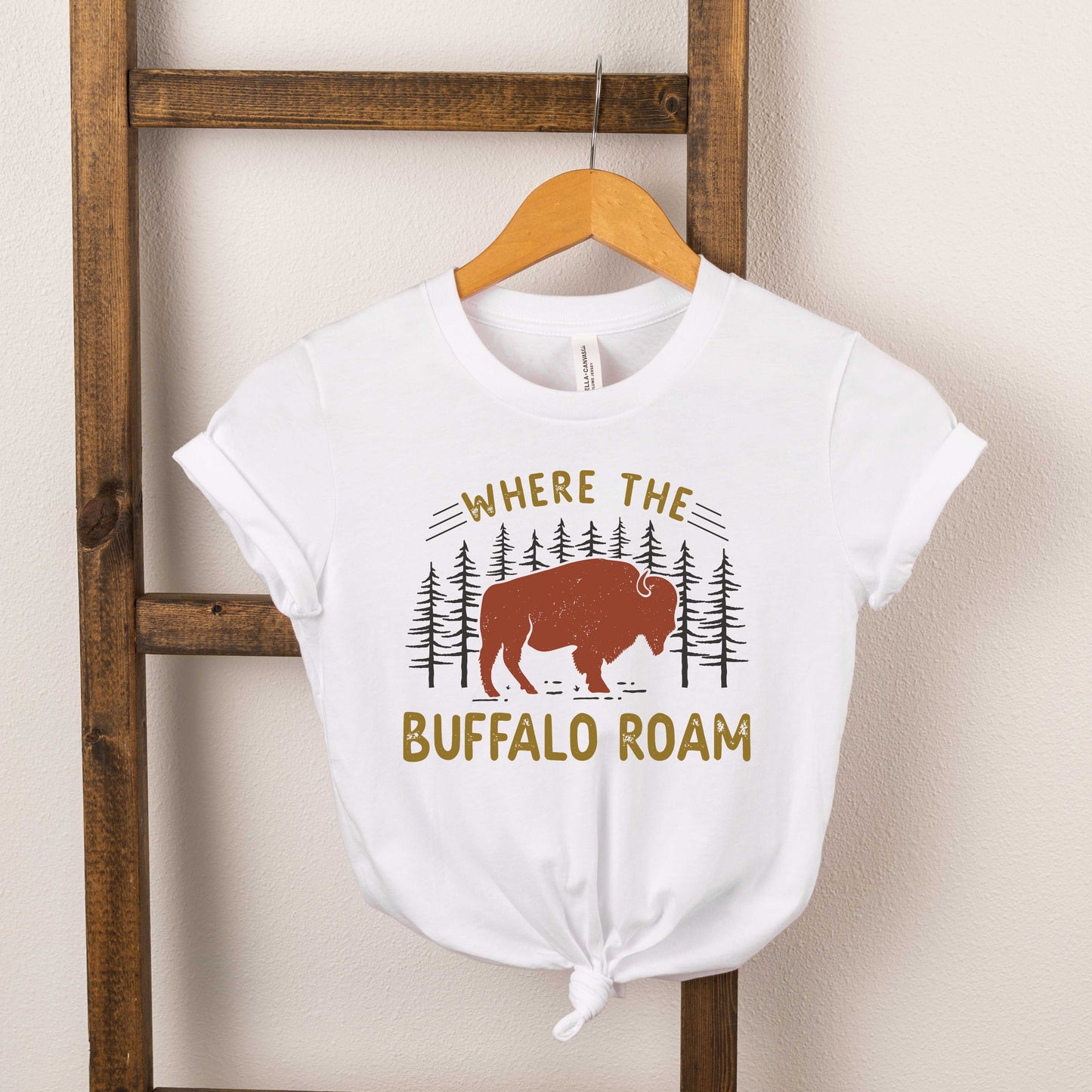 Where The Buffalo Roam | Youth Short Sleeve Crew Neck