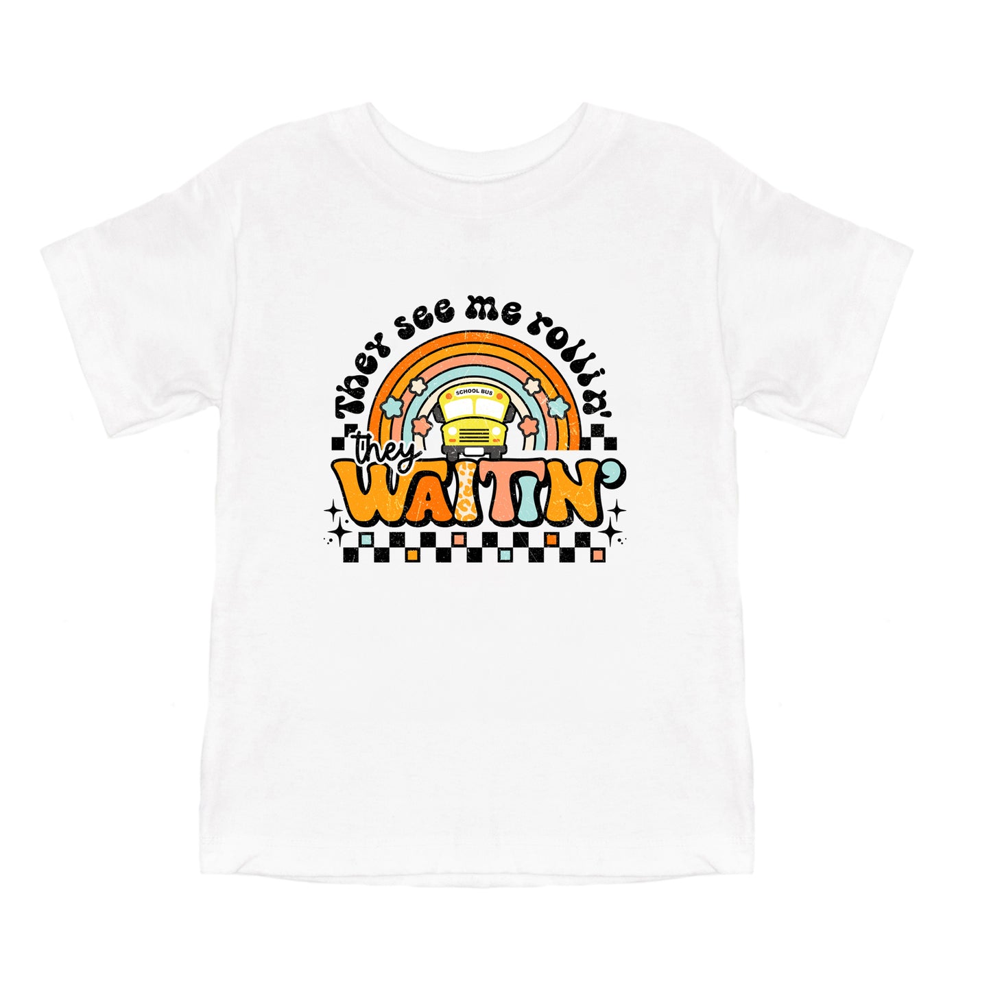 They See Me Rollin' Rainbow | Youth Graphic Short Sleeve Tee
