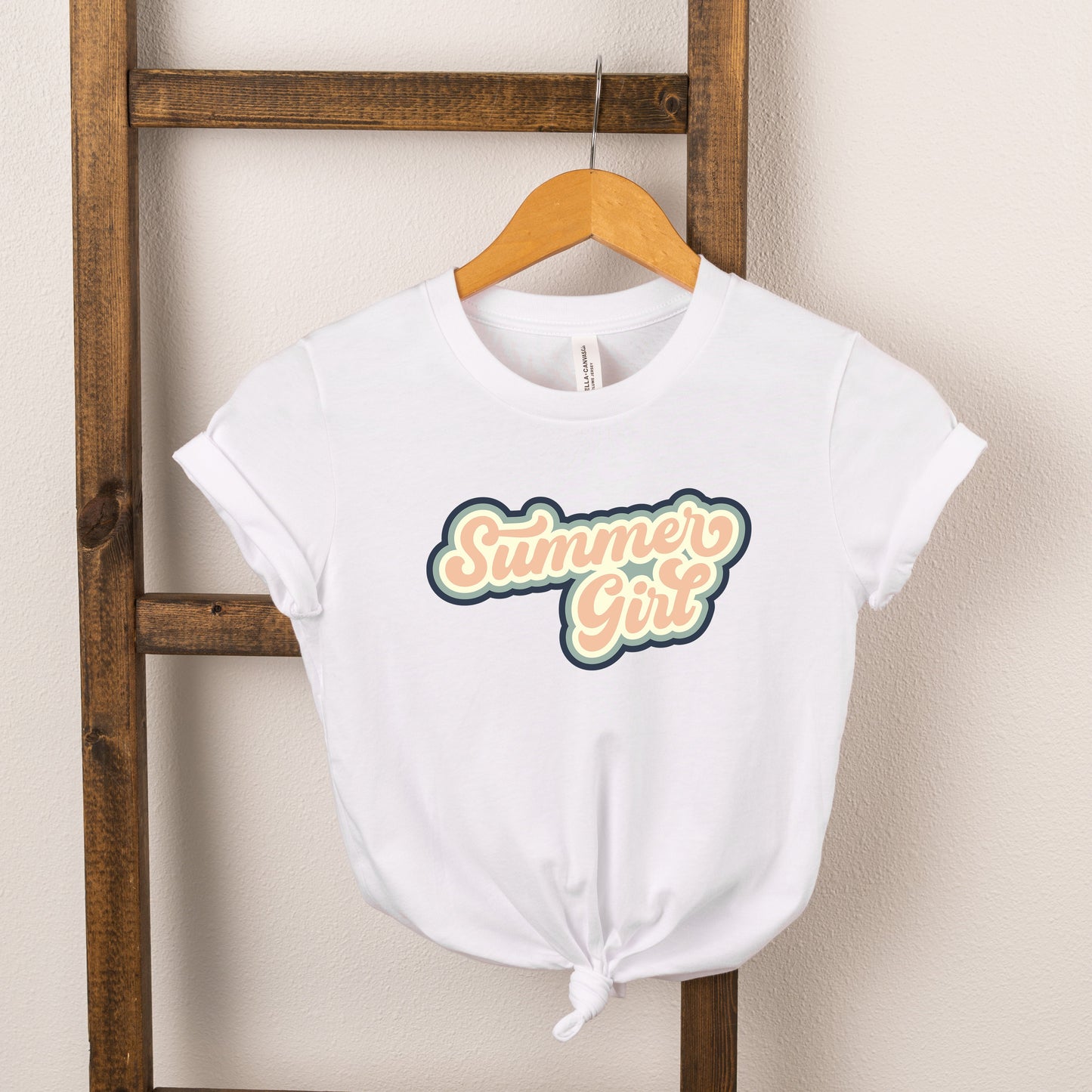 Summer Girl Retro | Youth Short Sleeve Crew Neck