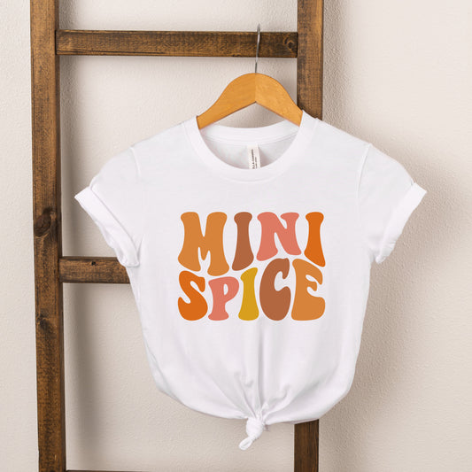 Mini Spice Wavy Colorful | Youth Short Sleeve Crew Neck