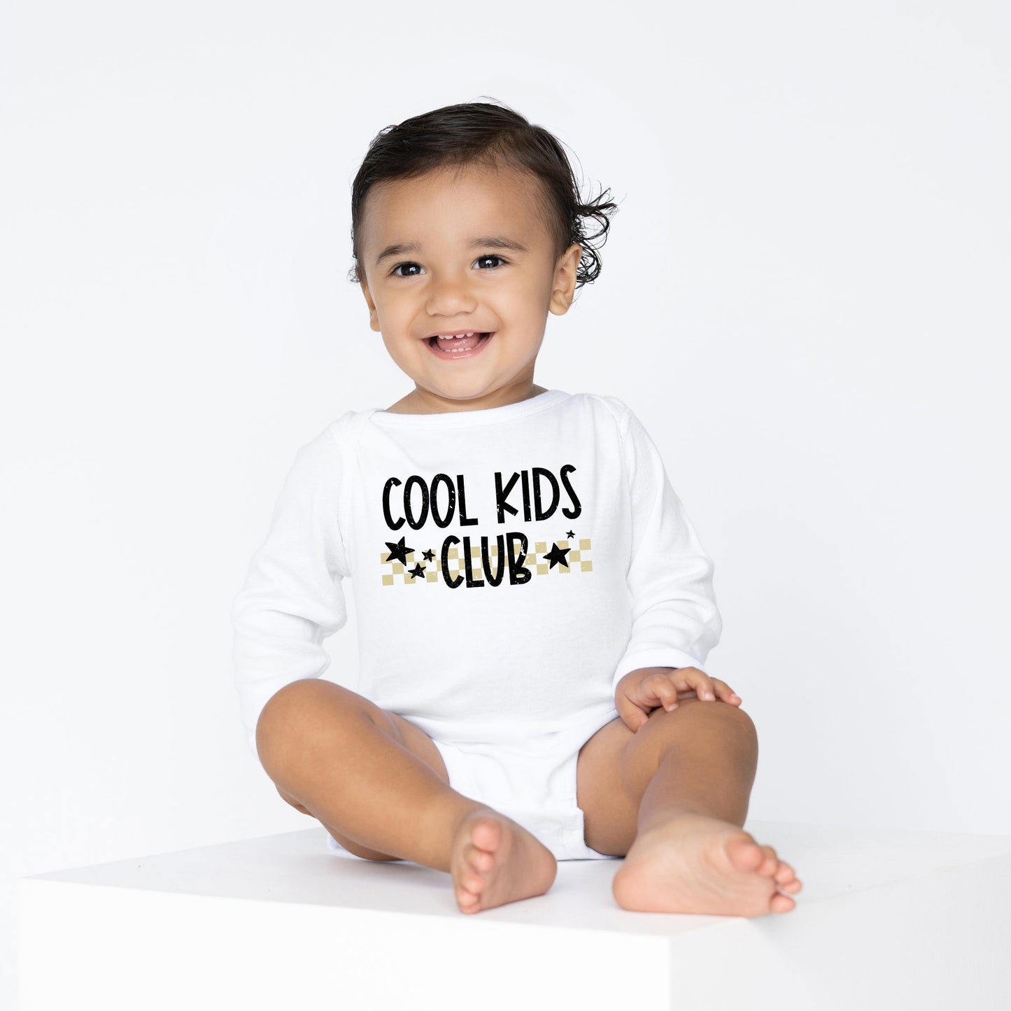 Cool Kids Club | Baby Graphic Long Sleeve Bodysuit