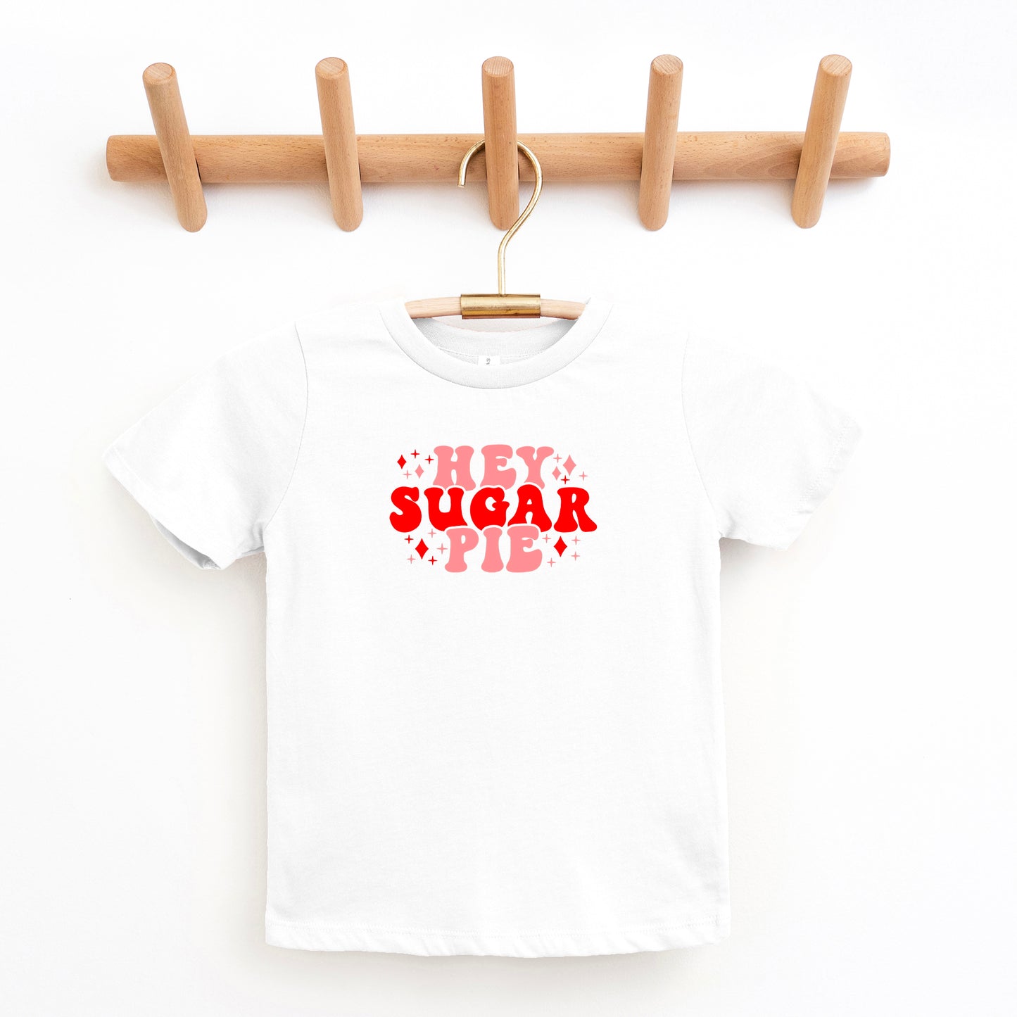 Hey Sugar Pie Stars | Toddler Graphic Short Sleeve Tee
