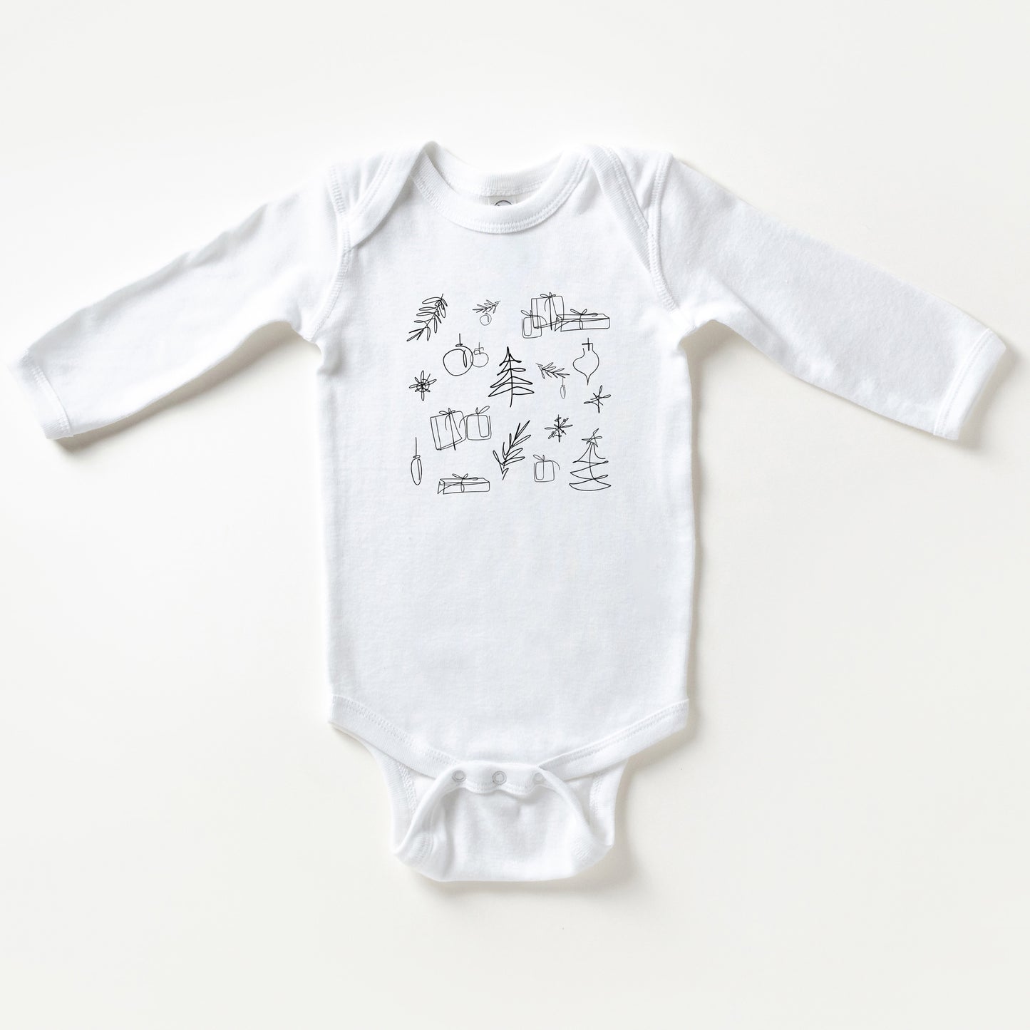 Christmas Clipart | Baby Long Sleeve Bodysuit