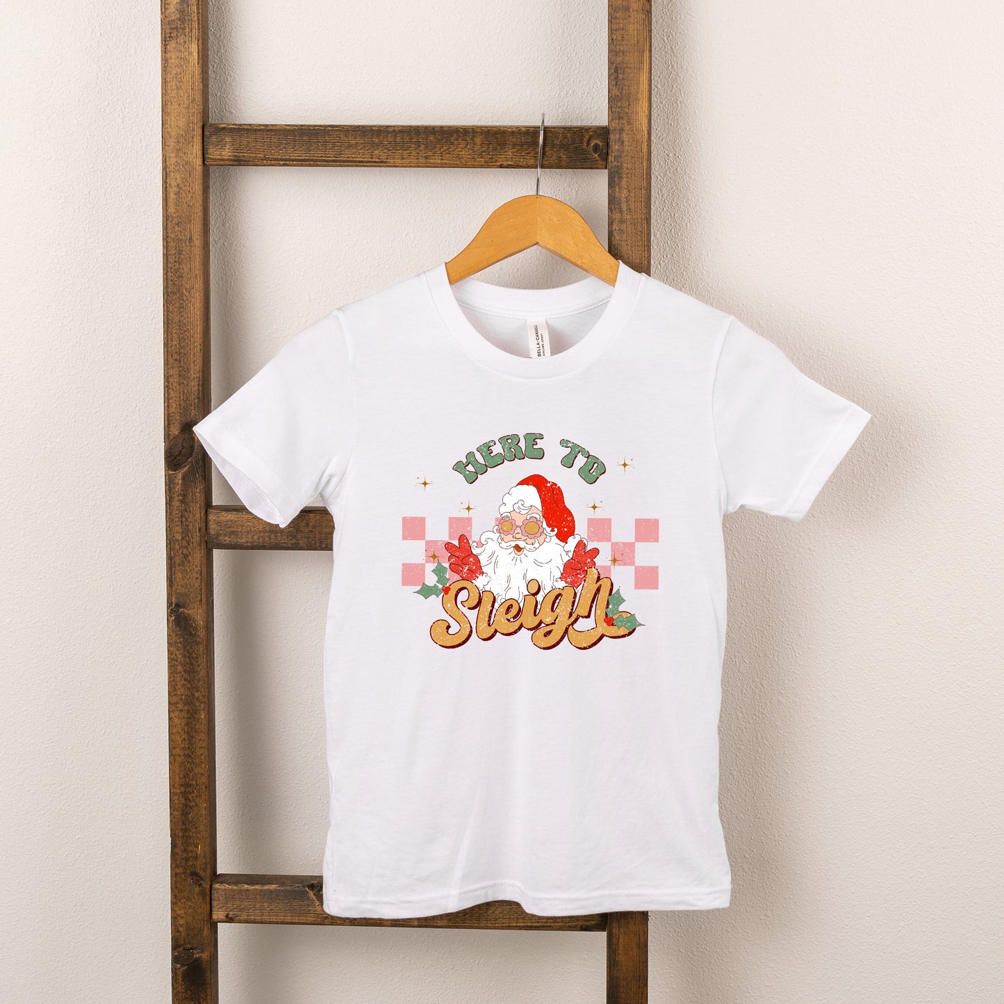 Here To Sleigh | Youth Short Sleeve Crew Neck