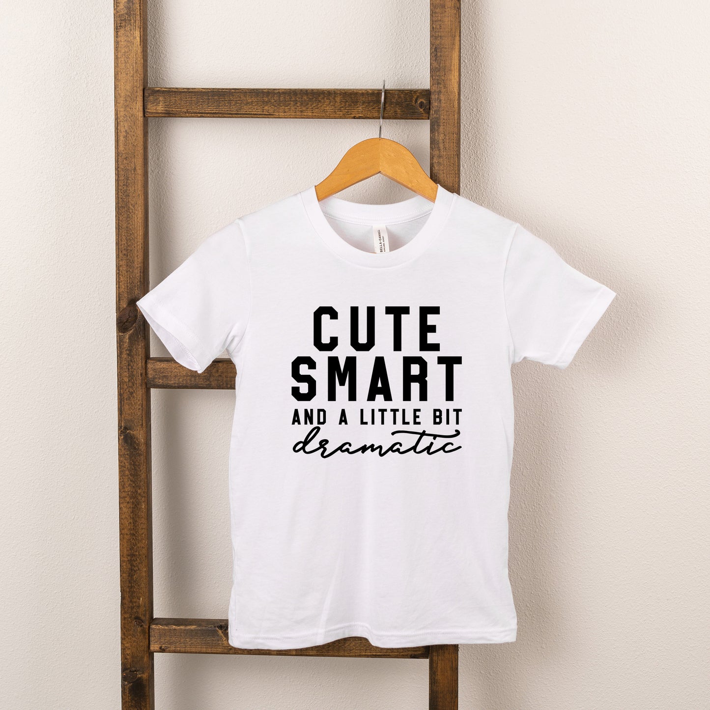 Cute Smart Dramatic | Youth Graphic Short Sleeve Tee