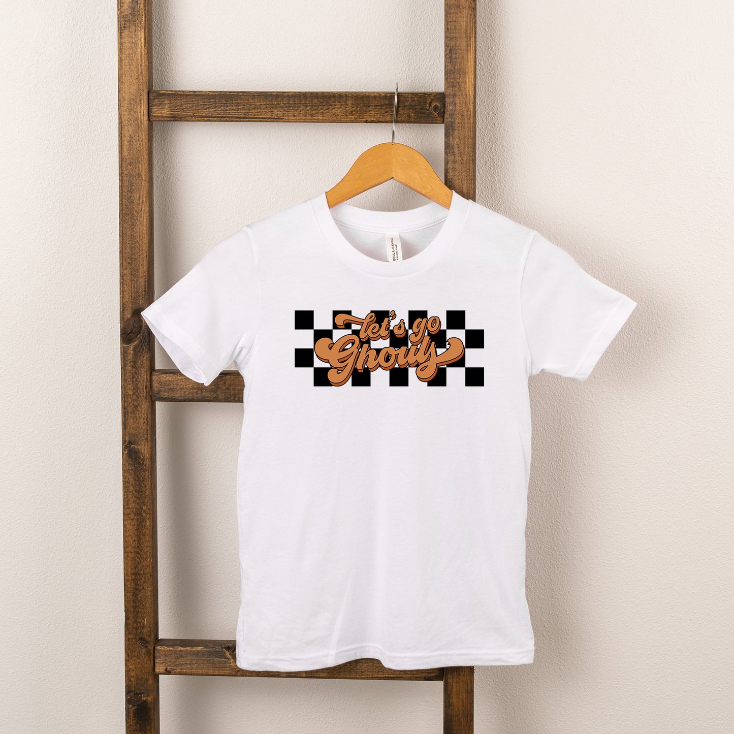 Let's Go Ghouls Checkered | Youth Short Sleeve Crew Neck