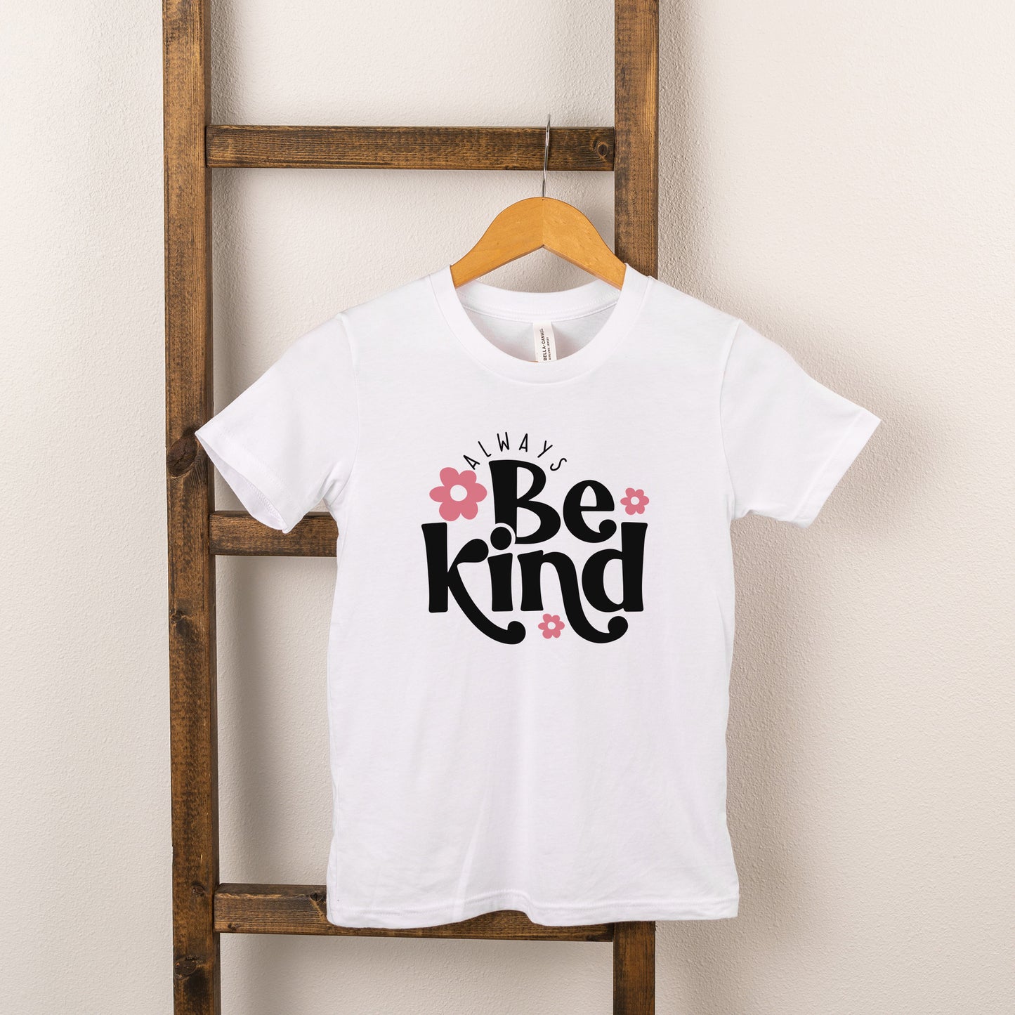 Always Be Kind Flowers | Youth Short Sleeve Crew Neck