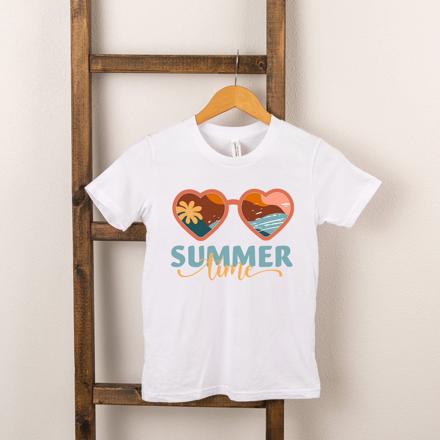 Boho Summer Time Sunglasses | Youth Short Sleeve Crew Neck