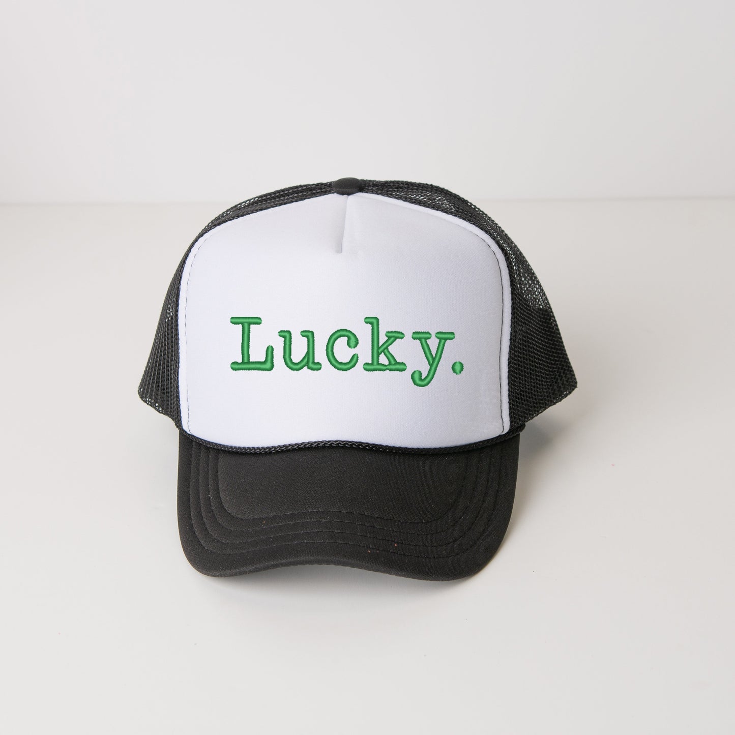 Embroidered Lucky Typewriter | Foam Trucker Hat