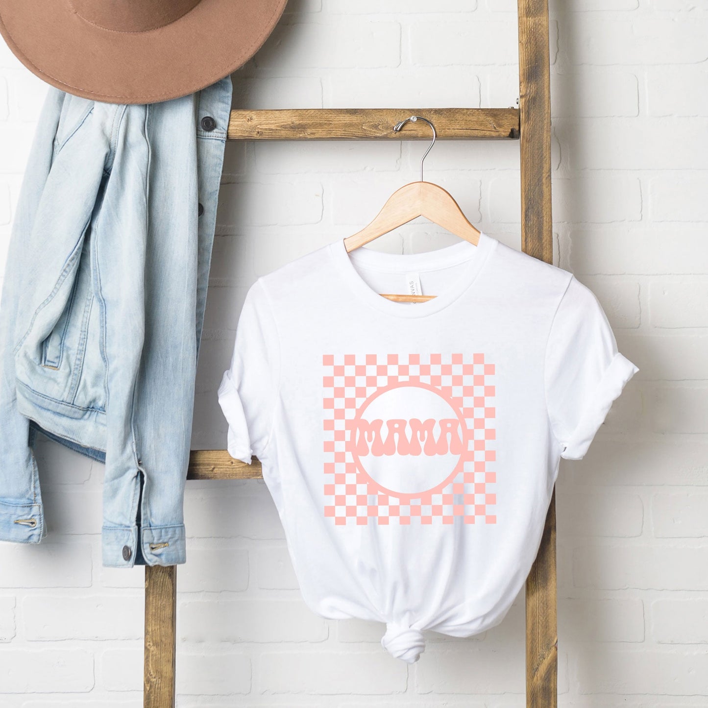 Checkered Mama | Short Sleeve Graphic Tee