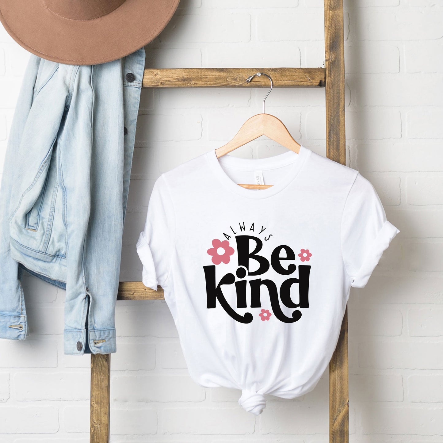 Always Be Kind Flowers | Short Sleeve Graphic Tee