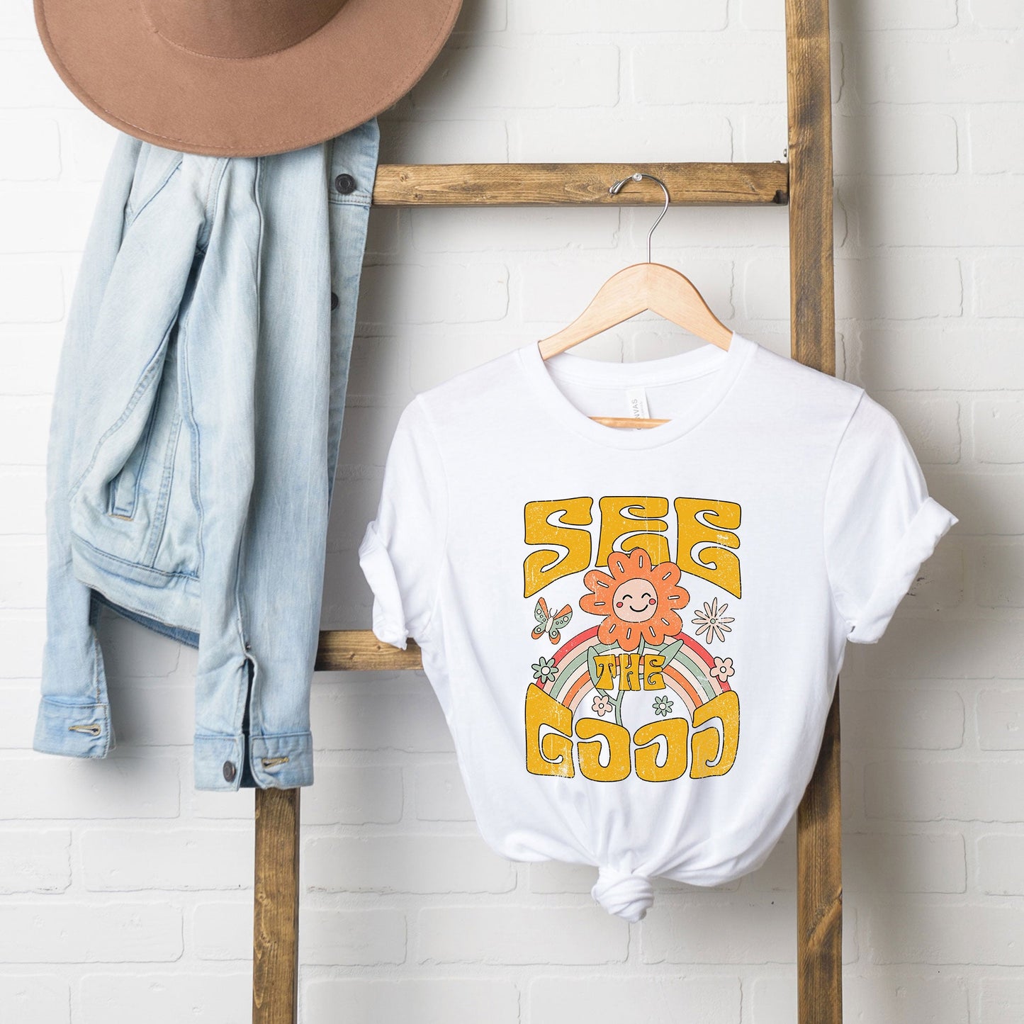 Retro See The Good | Short Sleeve Graphic Tee